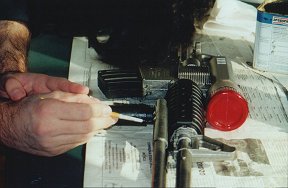 M4A1 con stabilizzatore in fase di lavoro